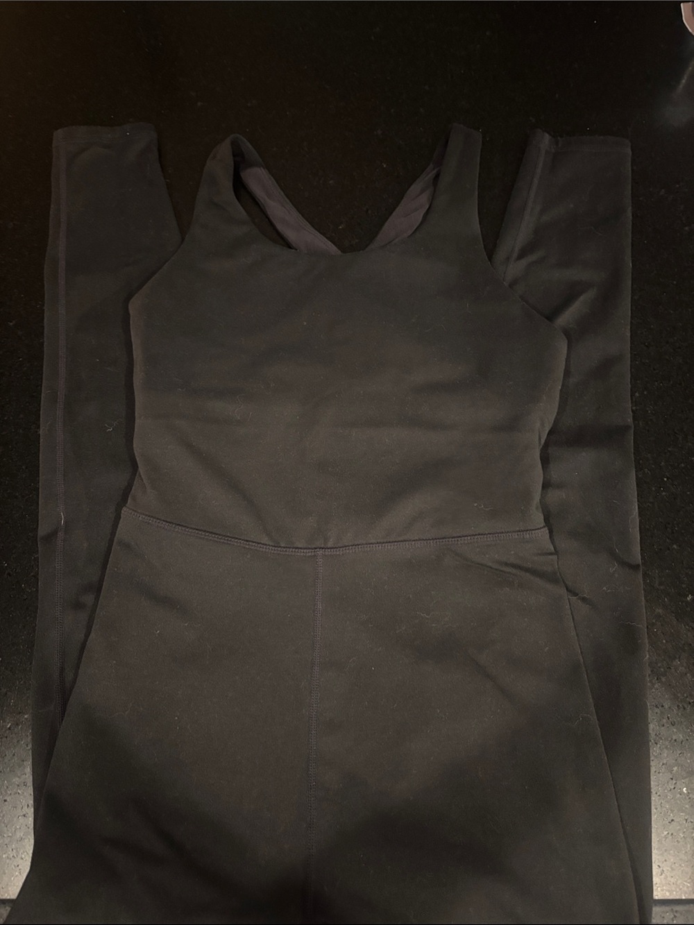 Fabletics Black One-Piece Jumpsuit